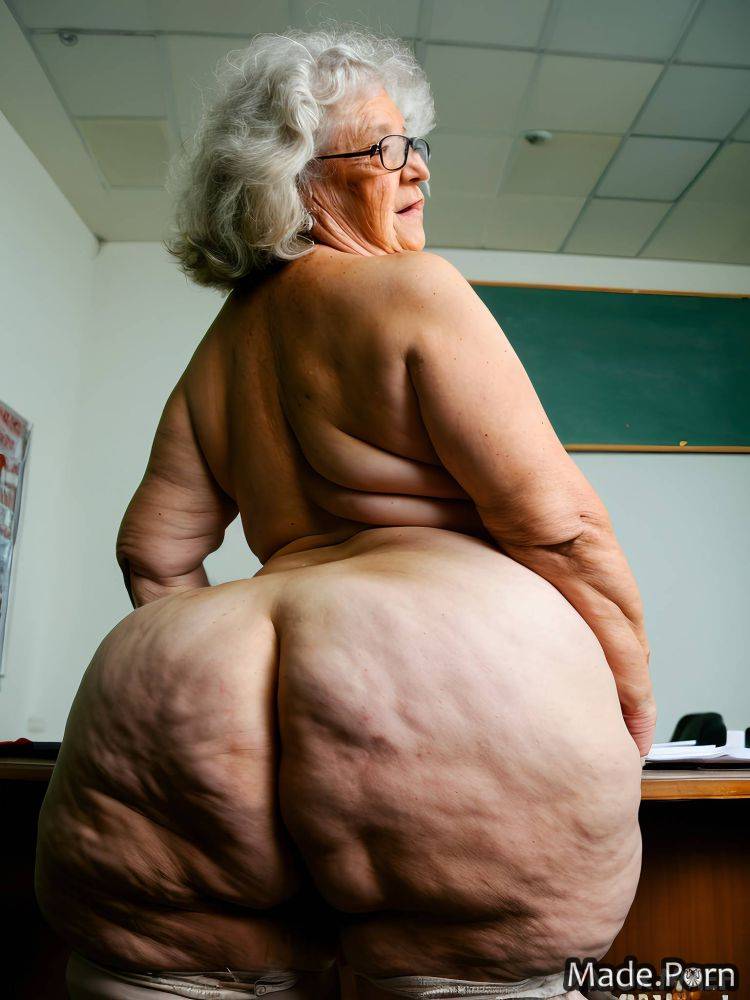 Ssbbw classroom glasses night big hips nude thick thighs AI porn - #main