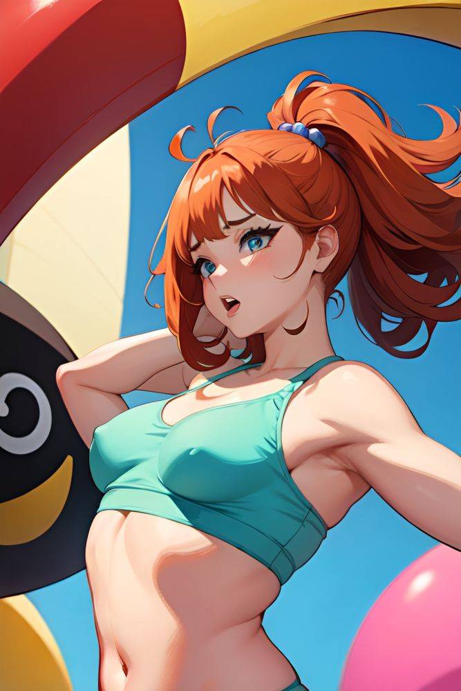 Anime Chubby Small Tits 70s Age Orgasm Face Ginger Slicked Hair Style Light Skin Dark Fantasy Party Front View Jumping Bra 3680782250953669011 - AI Hentai - #main