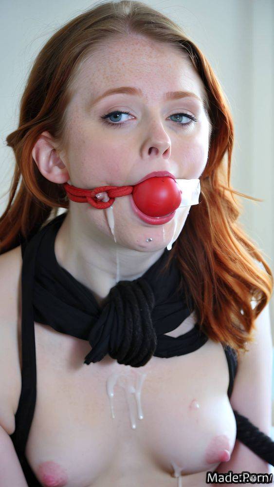 Gloryhole rope slutty facial creampie 18 irish AI porn - #main