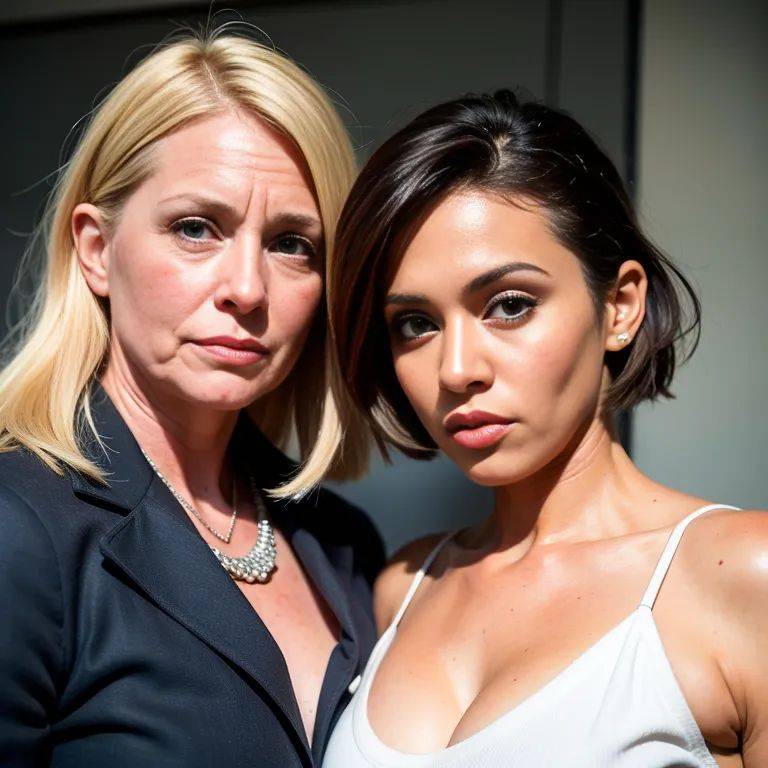 ,white people,(2women:2),aging,(RAW photo, best quality, masterpiece:1.1), (realistic, photo-realistic:1.2), ultra-detailed, ultra high res, physically-based rendering,(adult:1.5) - #main