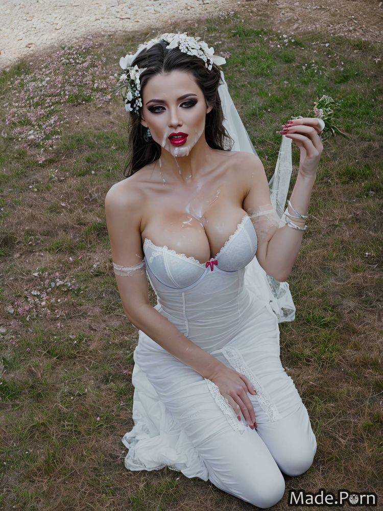 Bra ball licking dungeon portrait babe big tits crawling AI porn - #main