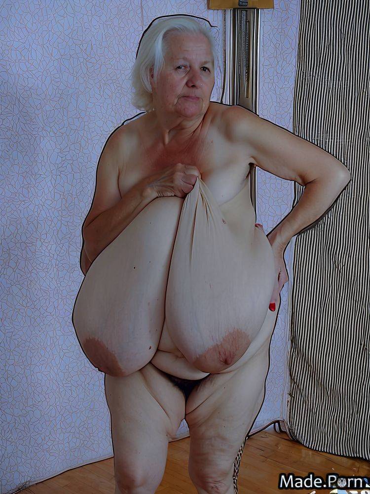 Big hips vintage white hair pawg saggy tits huge boobs messy hair AI porn - #main