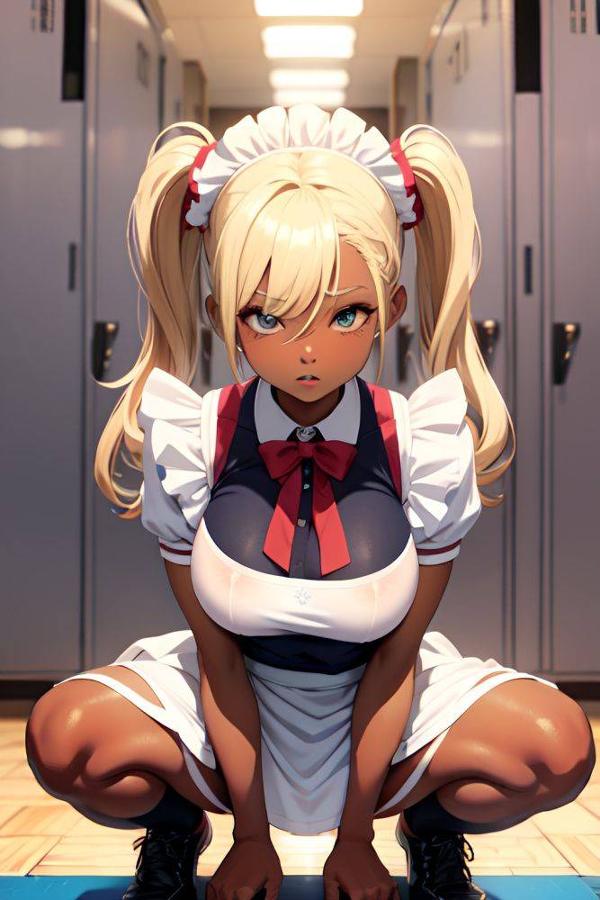 Anime Skinny Huge Boobs 18 Age Orgasm Face Blonde Pigtails Hair Style Dark Skin Vintage Locker Room Close Up View Squatting Maid 3683689083210106327 - AI Hentai - #main