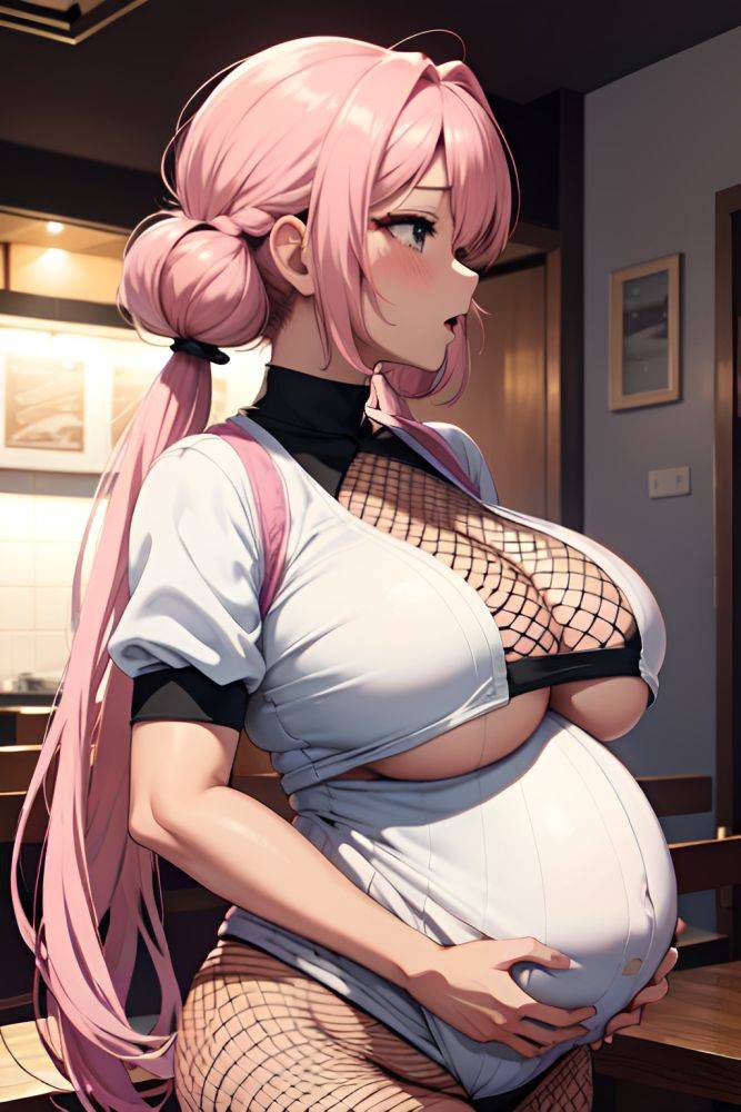 Anime Pregnant Huge Boobs 40s Age Orgasm Face Pink Hair Pigtails Hair Style Dark Skin Crisp Anime Restaurant Side View Cumshot Fishnet 3684276633655809503 - AI Hentai - #main
