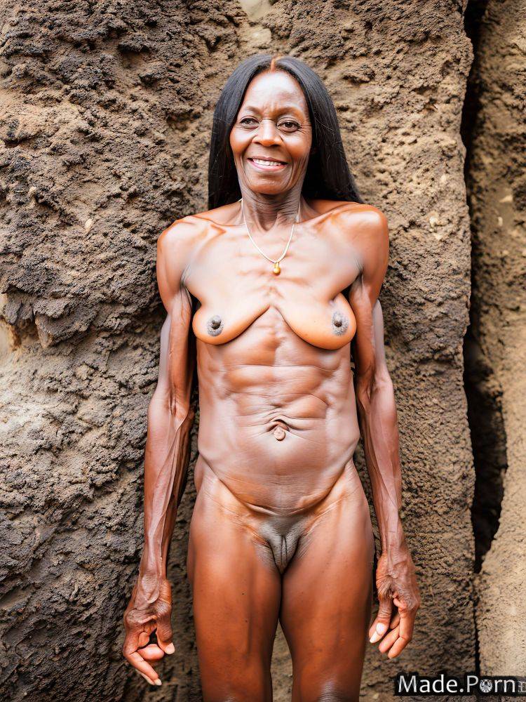 Straight hair long hair smile woman 90 saggy tits himba AI porn - #main