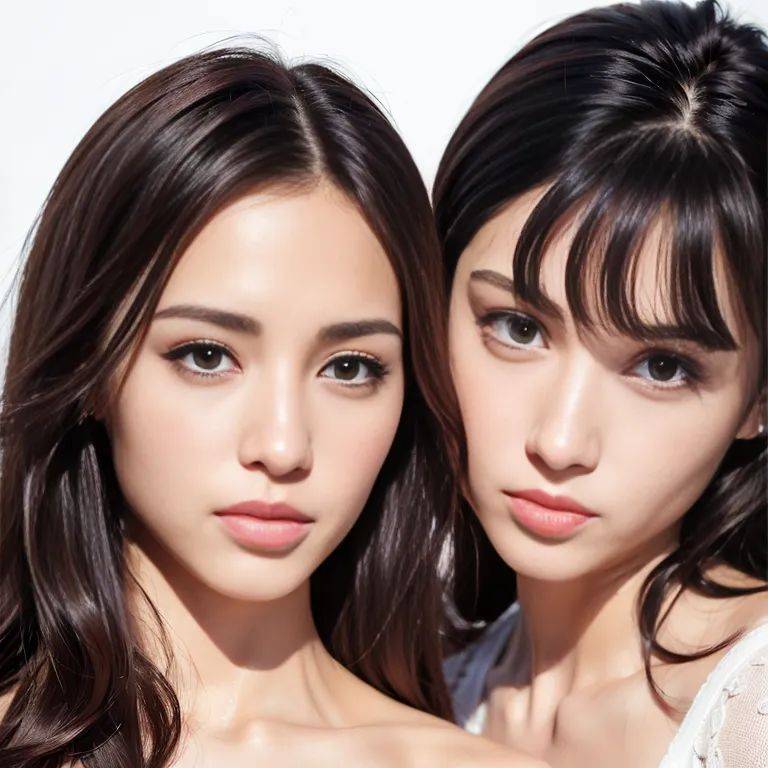 ,(2women:2),twenties,(RAW photo, best quality, masterpiece:1.1), (realistic, photo-realistic:1.2), ultra-detailed, ultra high res, physically-based rendering,(adult:1.5) - #main