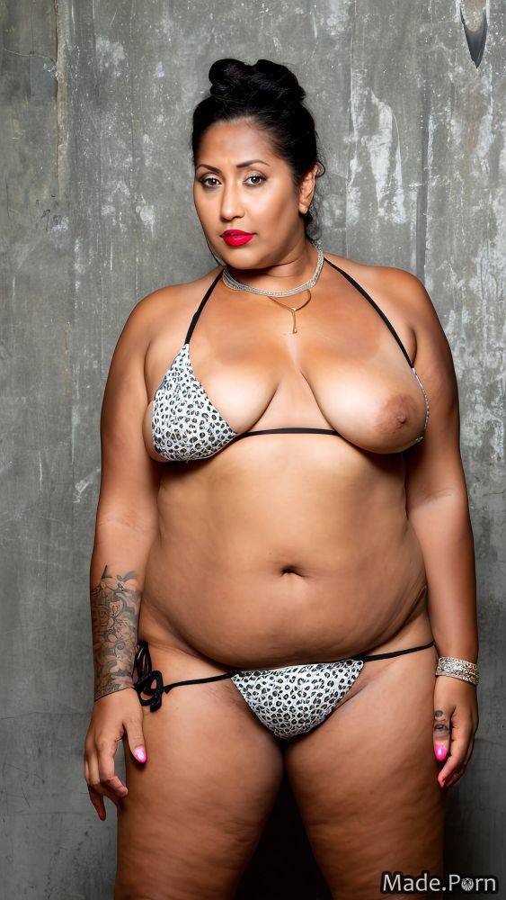 Indian standing wife bikini photo woman nipples AI porn - #main
