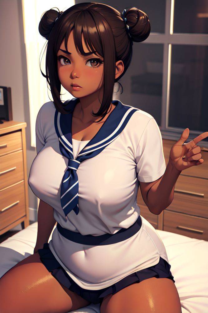 Anime Chubby Small Tits 70s Age Serious Face Brunette Hair Bun Hair Style Dark Skin 3d Bedroom Close Up View Spreading Legs Schoolgirl 3685718454158571795 - AI Hentai - #main