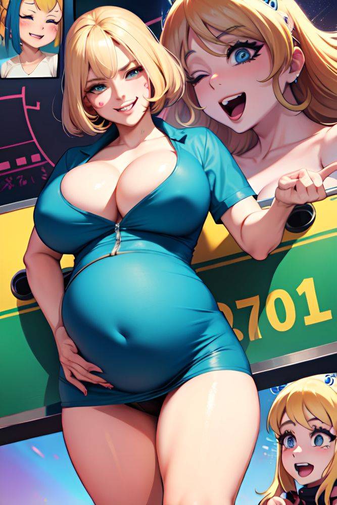 Anime Pregnant Huge Boobs 70s Age Laughing Face Blonde Pixie Hair Style Light Skin Cyberpunk Casino Close Up View Plank Nurse 3686031557278091582 - AI Hentai - #main