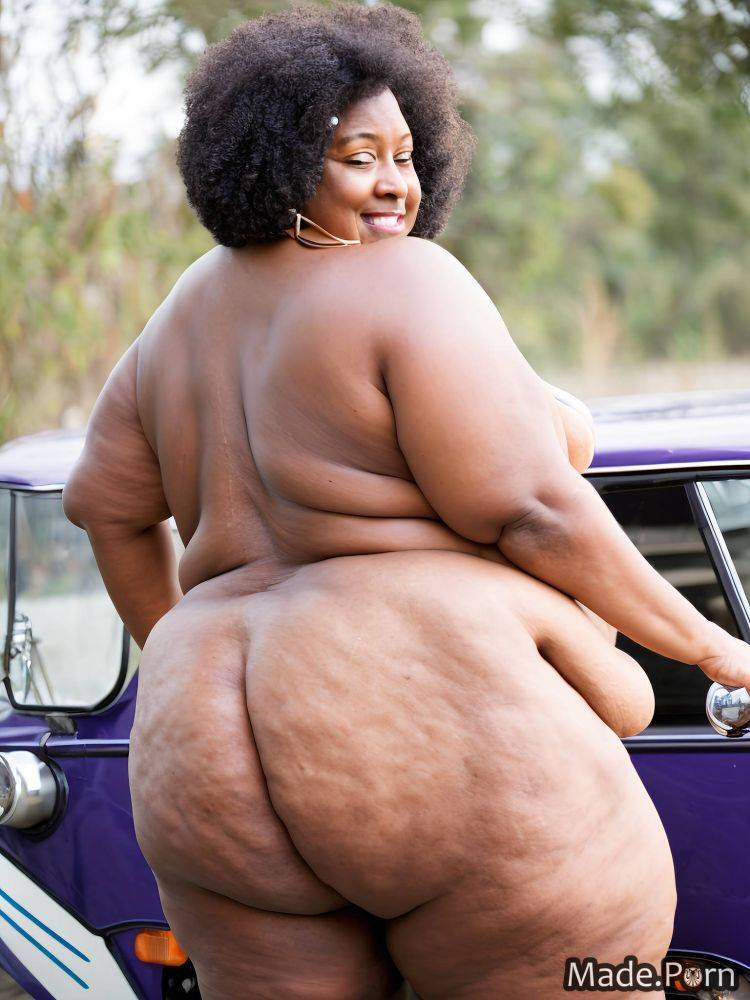 Ssbbw street thick thighs headphones big hips bimbo woman AI porn - #main