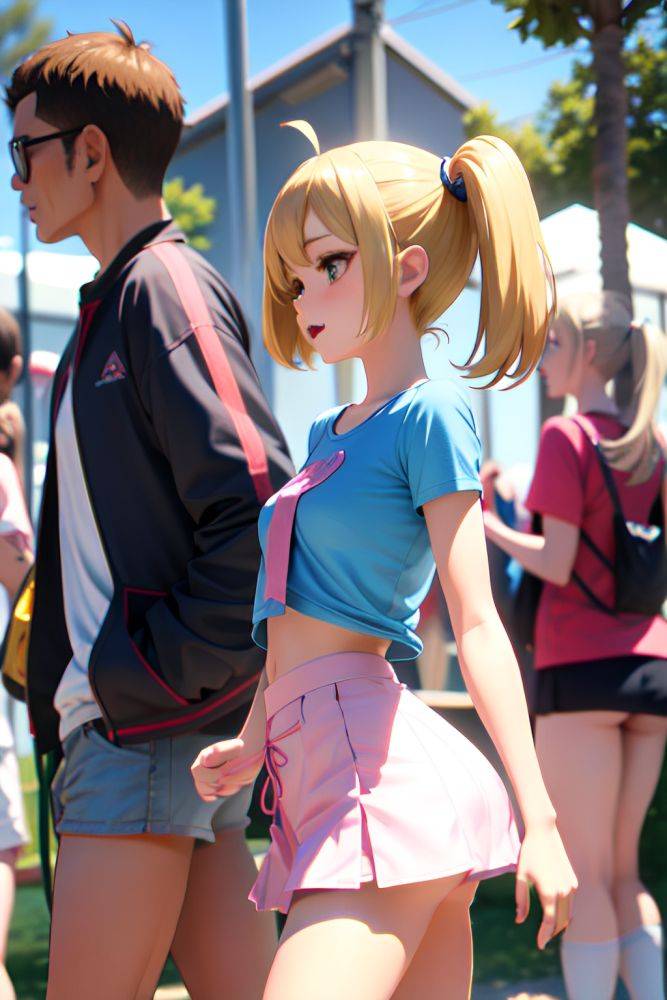 Anime Skinny Small Tits 60s Age Orgasm Face Blonde Pigtails Hair Style Light Skin 3d Club Side View T Pose Mini Skirt 3686912885675789731 - AI Hentai - #main