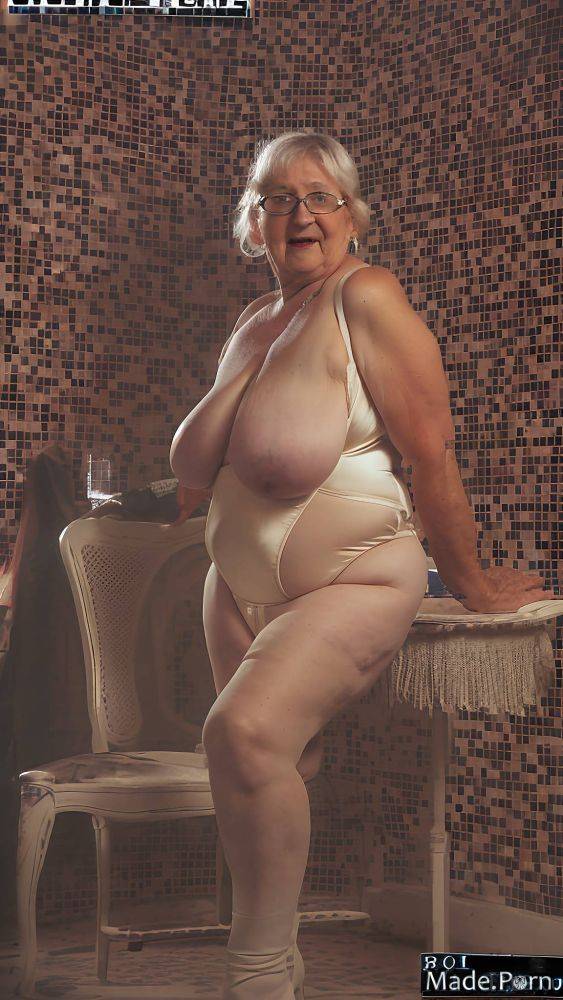 Fairer skin bodysuit medieval gigantic boobs ginger professor saggy tits AI porn - #main