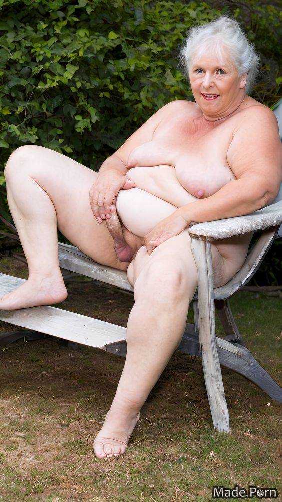 Bottomless busty saggy tits huge boobs 70 big cock big balls AI porn - #main