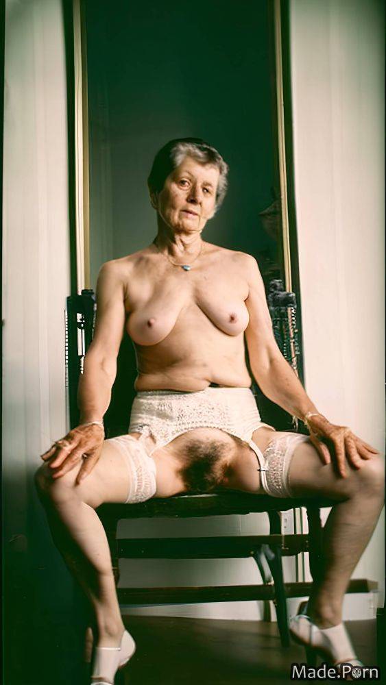Eiffel Tower, Paris cotton wife standing victorian bottomless lingerie AI porn - #main