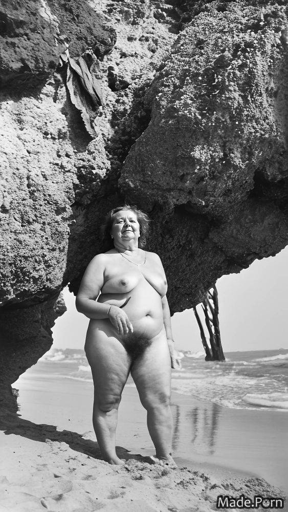Portrait big hips thick thighs hairy 70 photo barefoot AI porn - #main