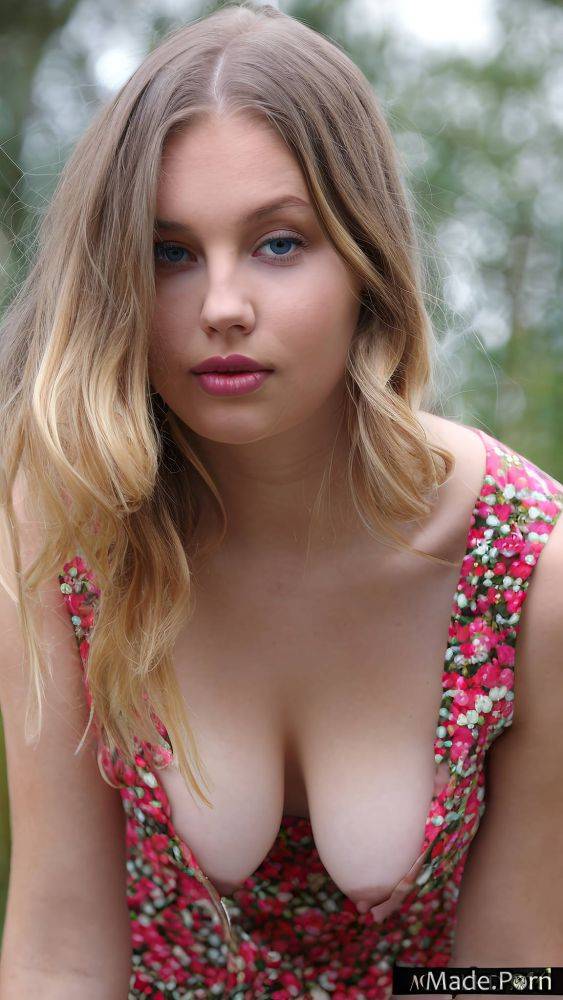 Orgasm caucasian 20 flashing tits messy hair nude gigantic boobs AI porn - #main