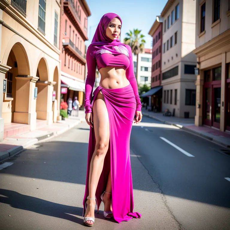 , Arabs,woman,thirties,(RAW photo, best quality, masterpiece:1.1), (realistic, photo-realistic:1.2), ultra-detailed, ultra high res, physically-based rendering,beautiful,crying,huge breasts,huge ass,perfect body,hijab,high - #main