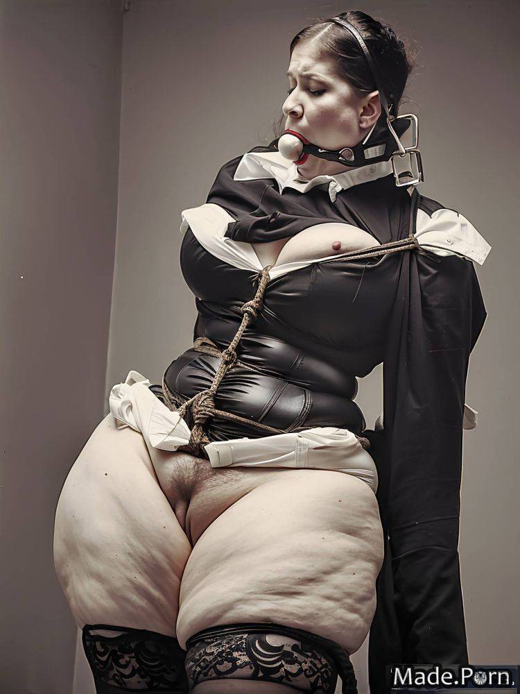 Bdsm cum on tits bukkake gigantic boobs looking at viewer facial woman AI porn - #main