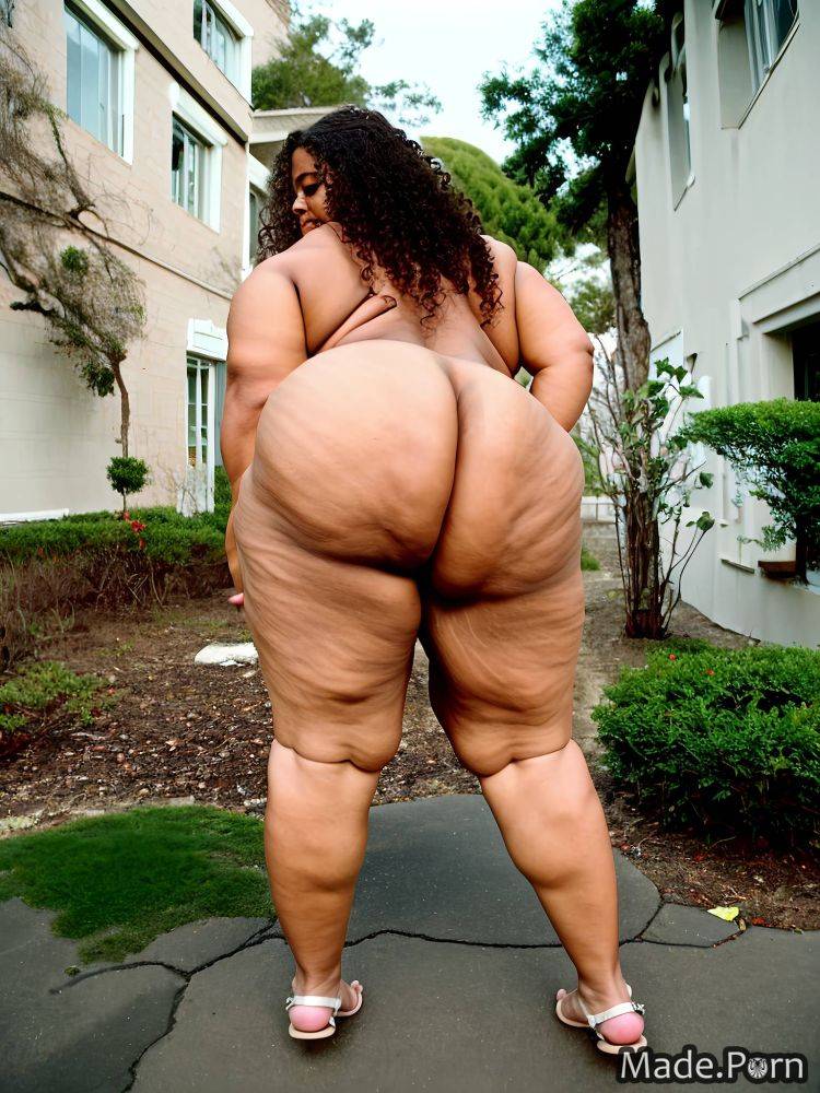 Black hair thighs street 50 thick thighs long hair ssbbw AI porn - #main