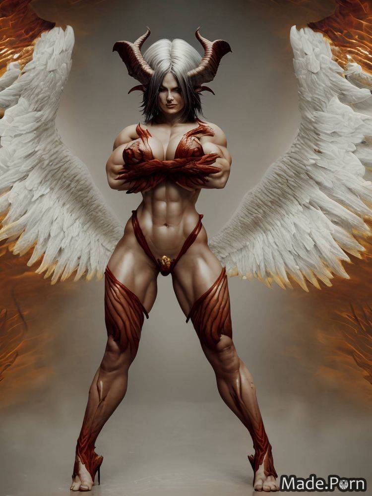 50 thick demon horns dragon scales gigantic boobs woman devil AI porn - #main