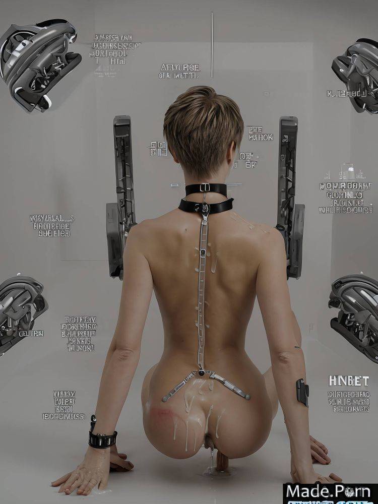 From behind bracelet pussy fucking ass fucking woman post-apocalyptic back view AI porn - #main