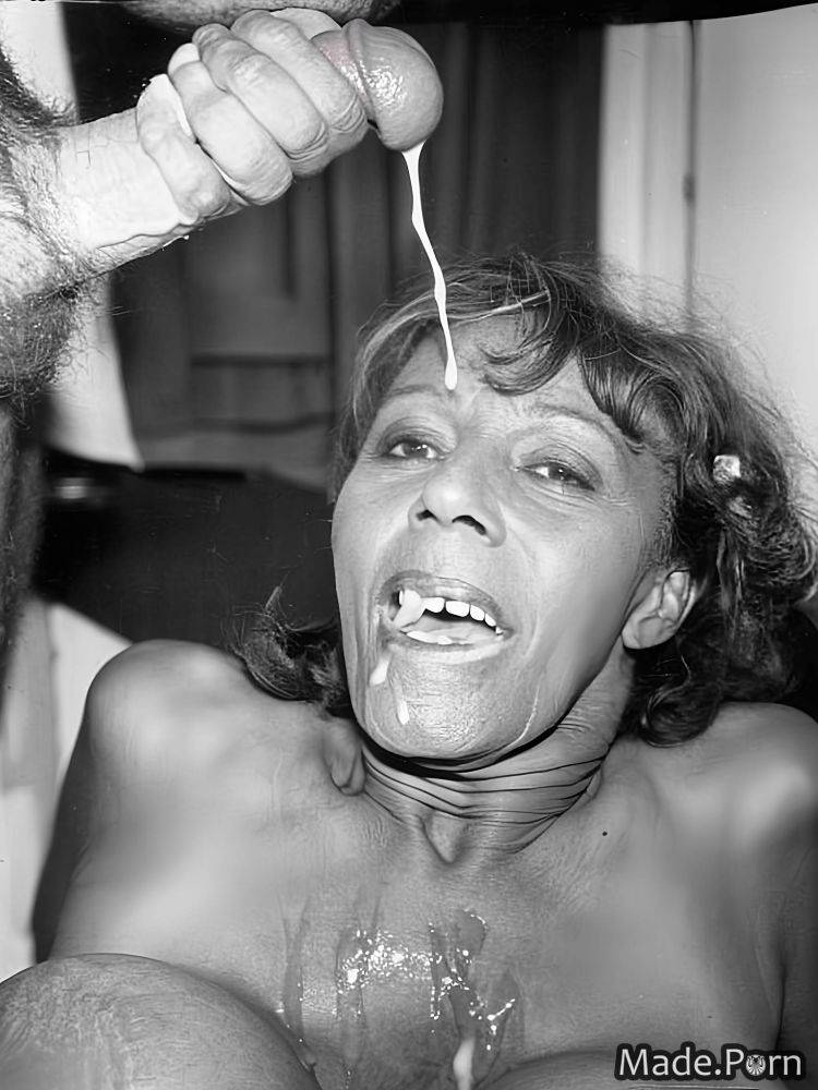 Interracial cum on tits indoors facial close up skinny vintage AI porn - #main