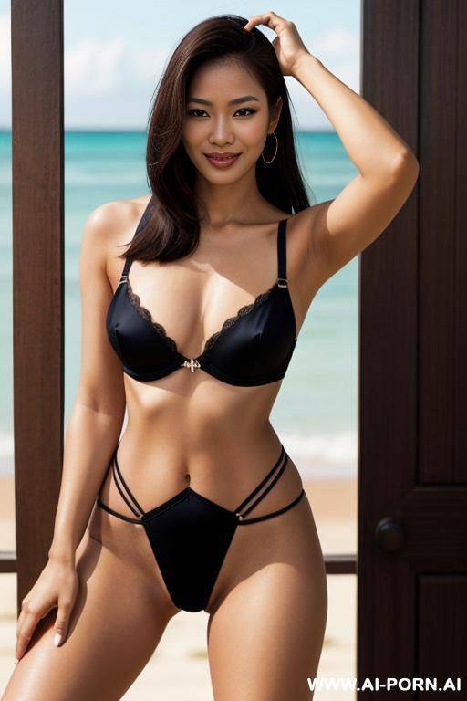 thai woman on beach having sex - #main