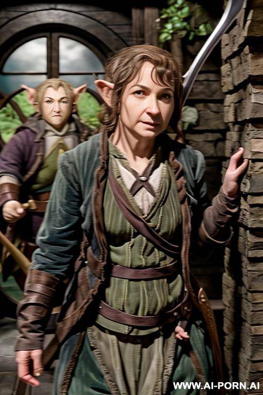 fantasy, short (((hobbit))) woman - #main