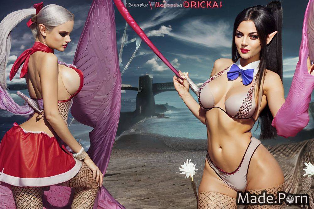 Vampire siren lumberjack hip hop stripper coronation robes wedding AI porn - #main