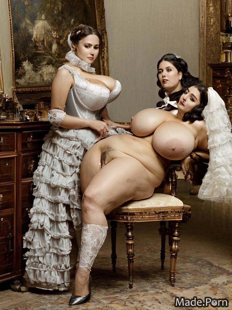Nipples made saggy tits 30 fat big hips woman AI porn - #main