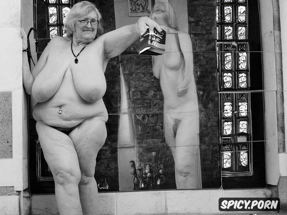 nuns, fat, altar, hanging saggy breasts, hairy gray pussy, full nude body - #main