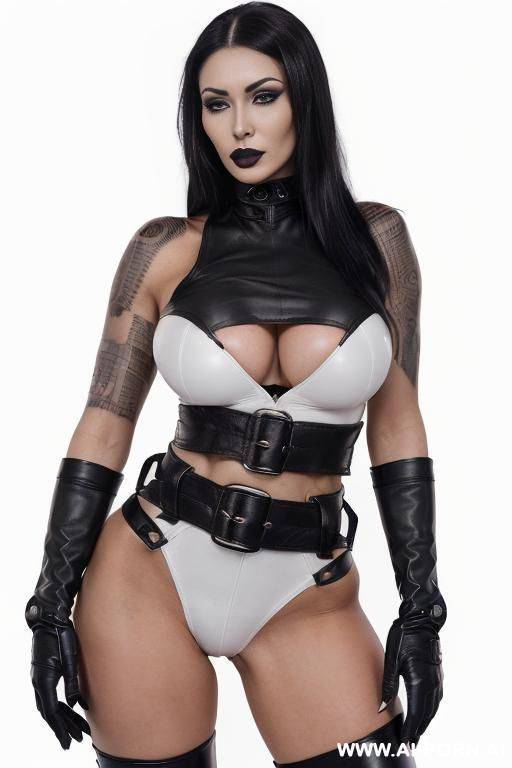 moldovan ((beautiful face, sexy woman, beautiful woman with athletic body, athletic build, ffitness figure, gorgeous figure, wide hips, natural breasts , expressive thick black eyebrows, black lipstick, - #main