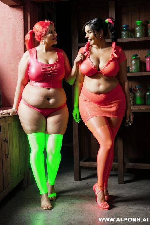 two older womans having fun together - #main