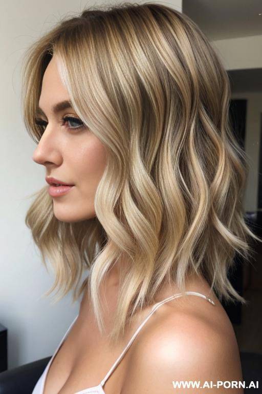 blonde wavy hair - #main