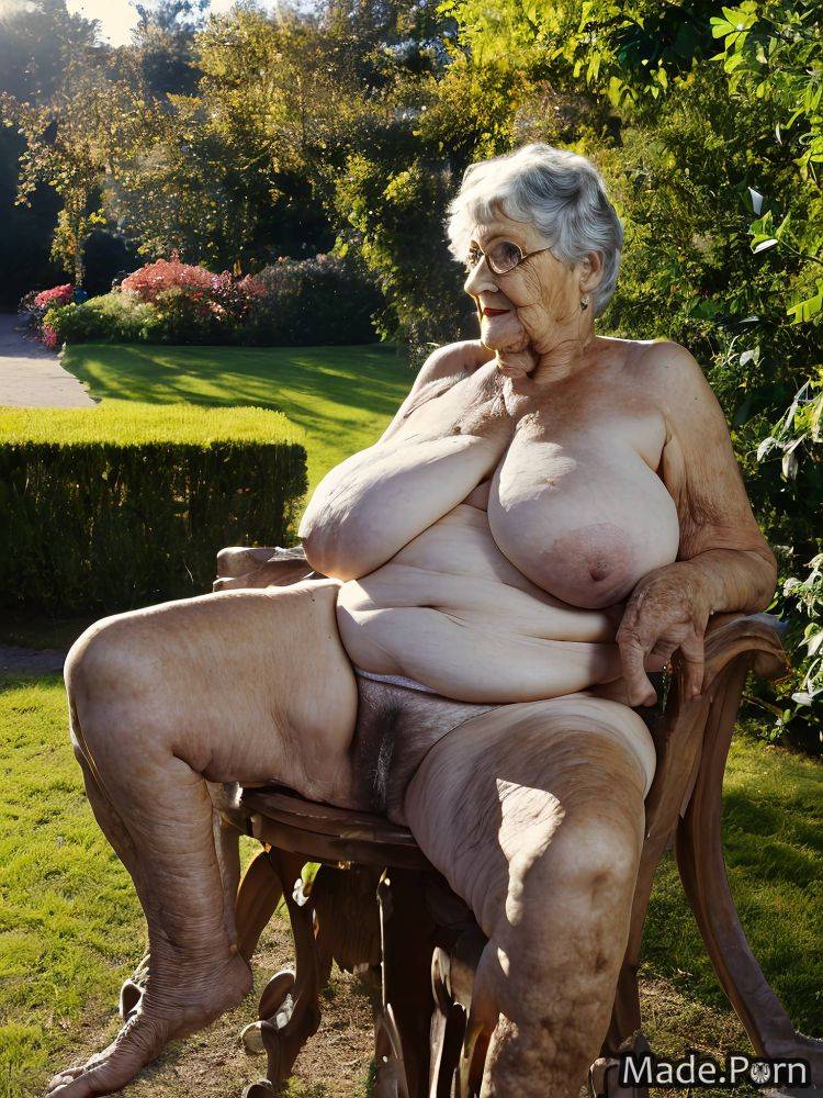 Sitting nude gigantic boobs british fat hairy 80 AI porn - #main