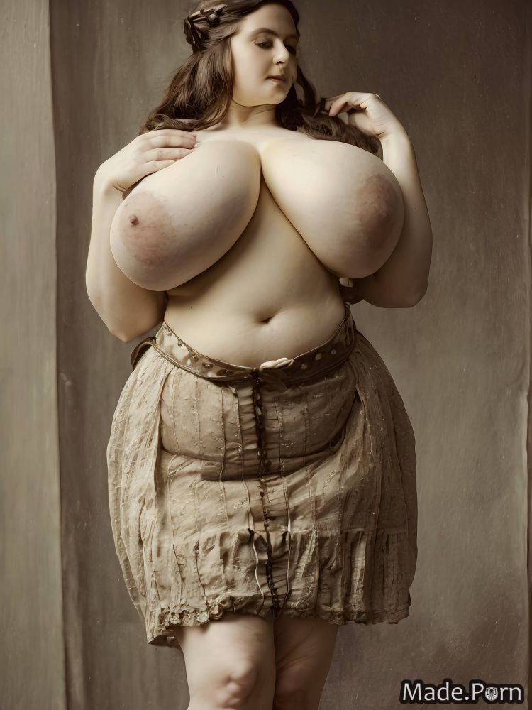 Victorian chubby 30 woman saggy tits big hips huge boobs AI porn - #main
