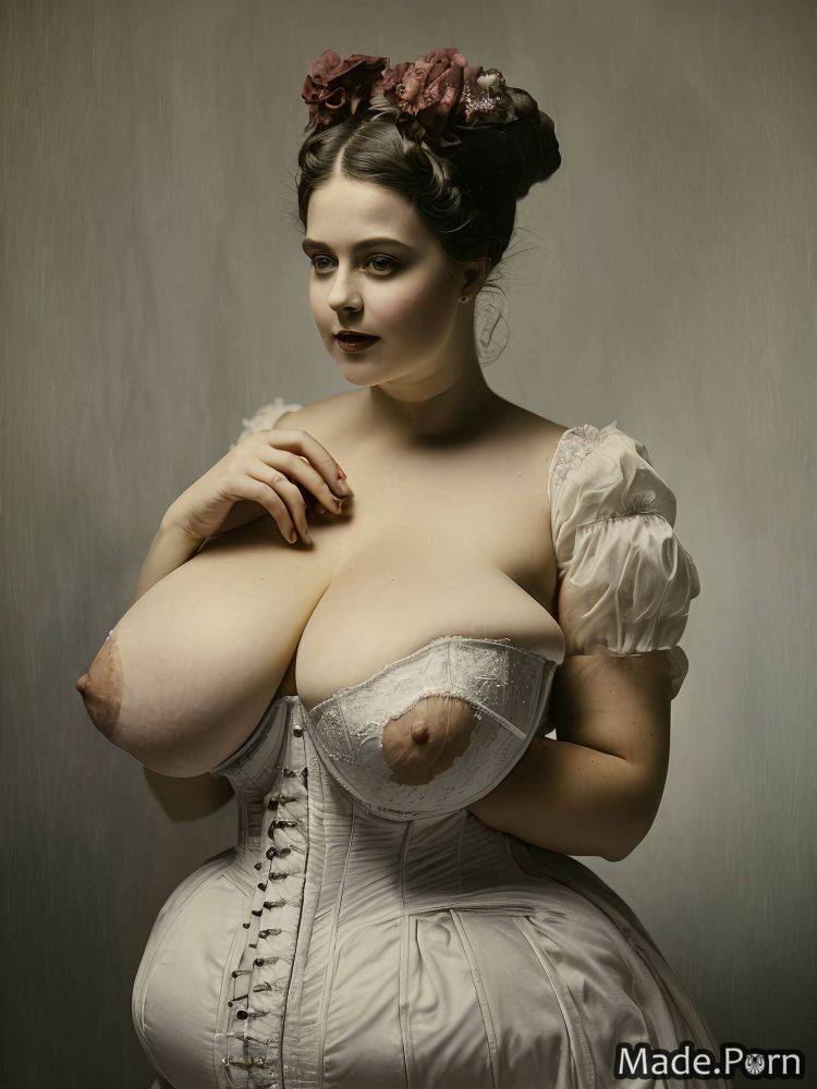Victorian nipples pov made fat big hips woman AI porn - #main