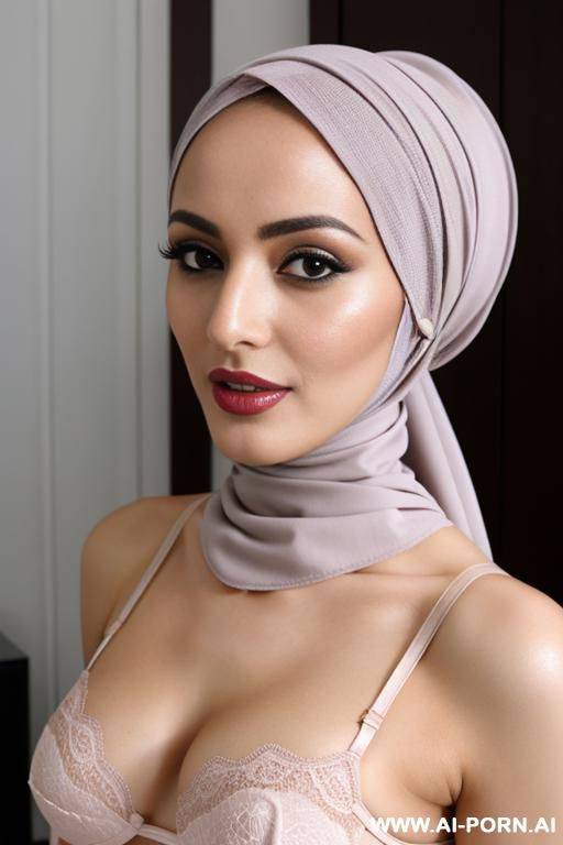 hijabi blowjob in her bra - #main