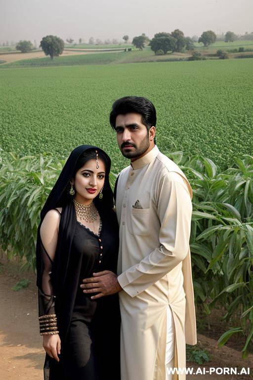 a pakistani couple in pakistani fields showing private body parts - #main