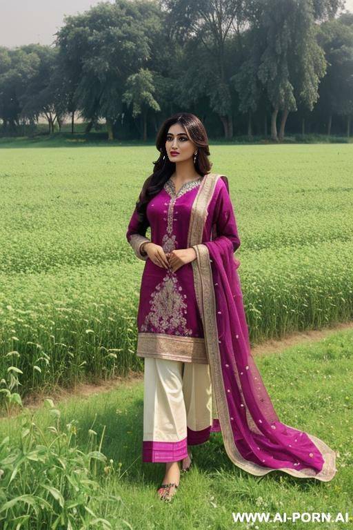 a pakistani woman showing her private parts in fields front perfect - #main