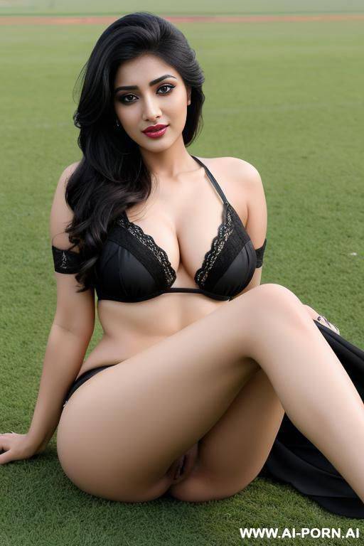 a pakistani woman shows her private parts sitting the field - #main