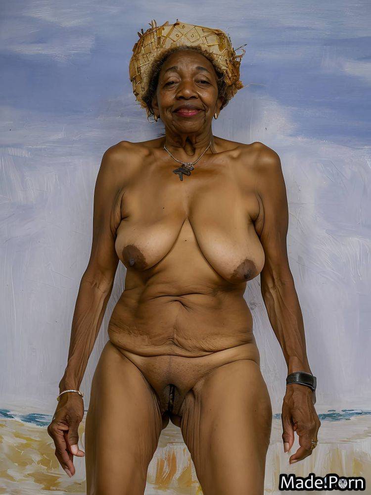 Spreading pussy lips woman african american 20 babe saggy tits perfect body AI porn - #main
