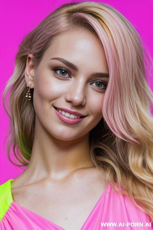 (highest quality) (visually pleasing) medium closeup, entering her alluring face, shoulder-lenght hair, blushing, pretty grin, canadian, various hairstyles, highclass escort, tough look, - #main