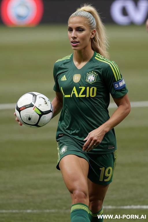 mls soccer star, female, perfect athletic body, brazil, blonde hair - #main