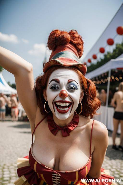 a sexy clown woman - #main