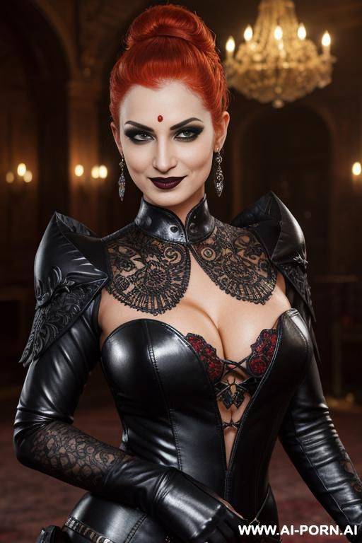 milf, indian, smoky eyes, dark lipstick, horny face, evil smile, eyes on the camera. - #main