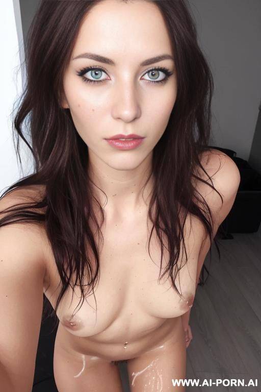 1 woman with huge amount of cum all over her body. - #main