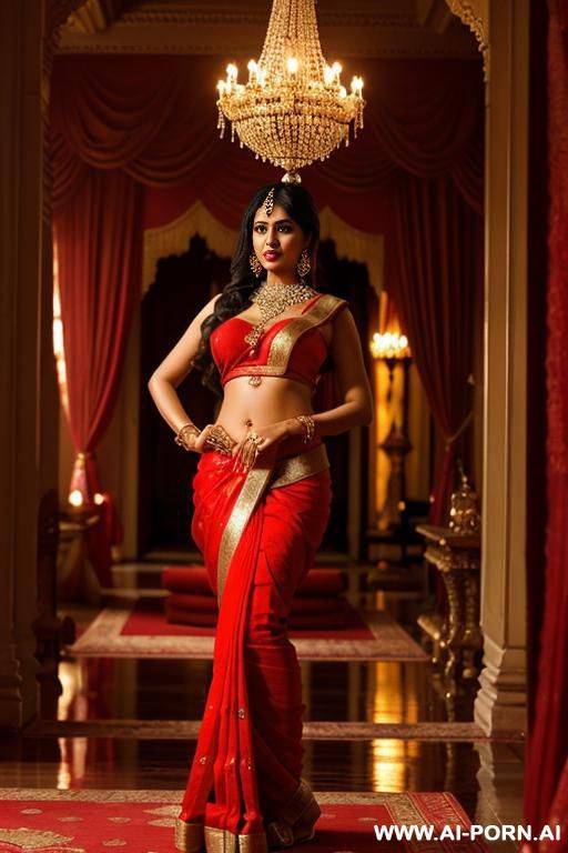 indian lady red saree naked pussy - #main