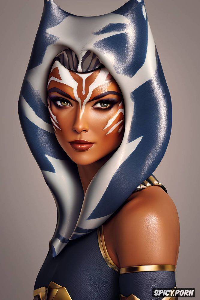 k shot on canon dslr, ahsoka tano star wars ahsoka tight outfit beautiful face - #main