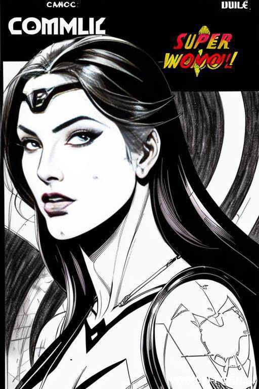 in the style of (((artist quietly)), super hero, (((comic book drawing))) - #main